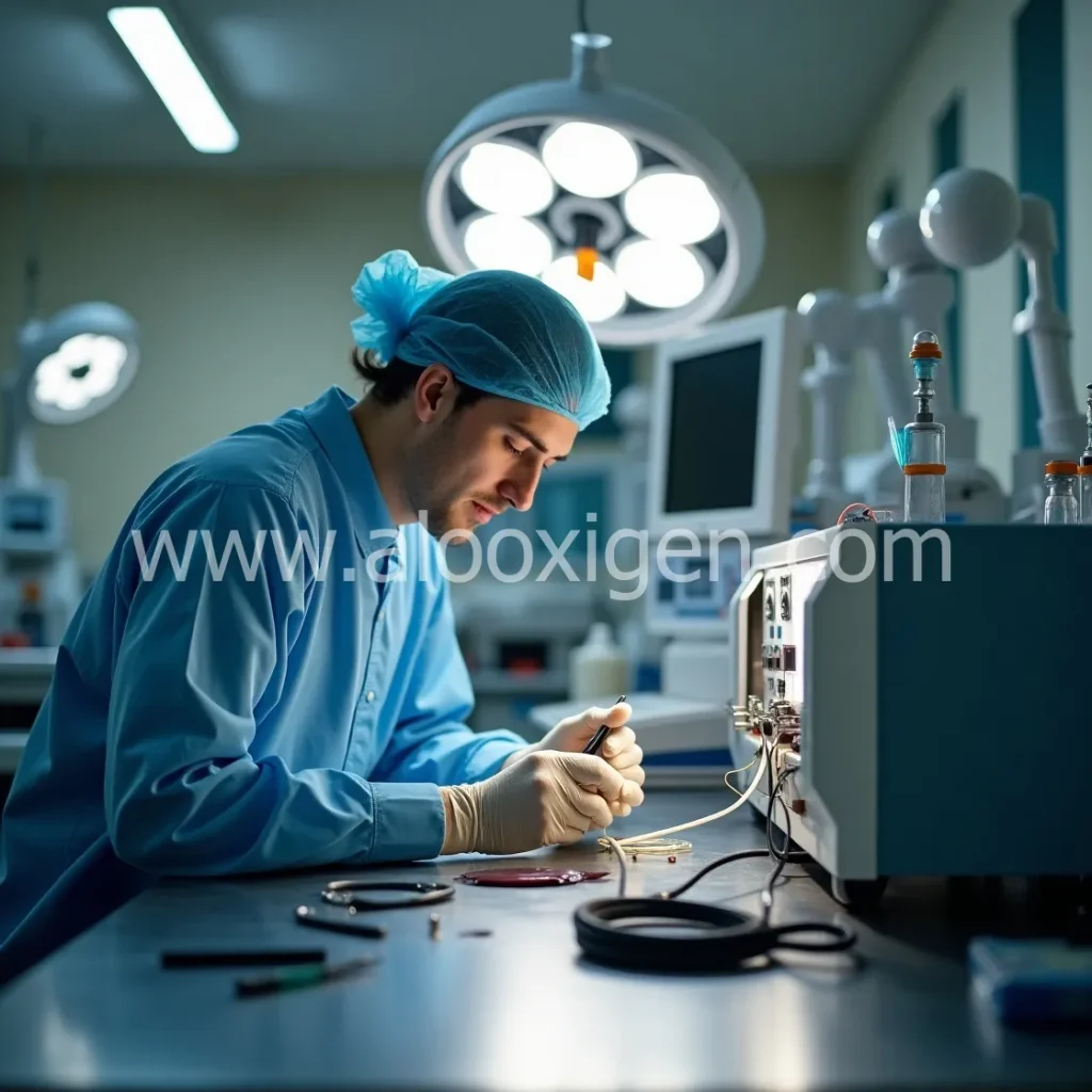 الو اکسیژن خدمات سرویس و تعمیر دستگاه اکسیژن ساز با قطعات اصلی در تهران پاسداران