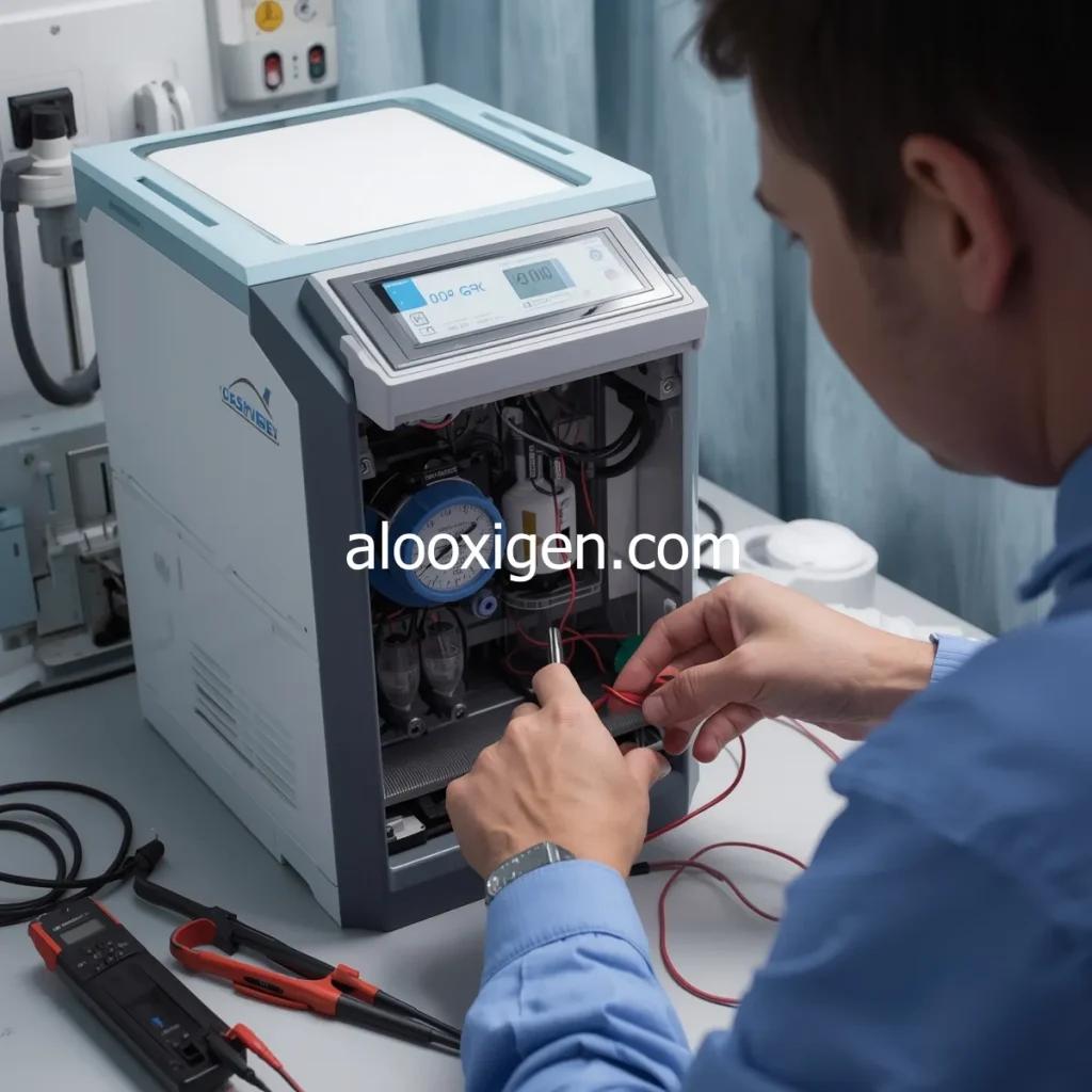 الو اکسیژن خدمات سرویس و تعمیر دستگاه اکسیژن ساز با گارانتی قطعات در تهران ونک